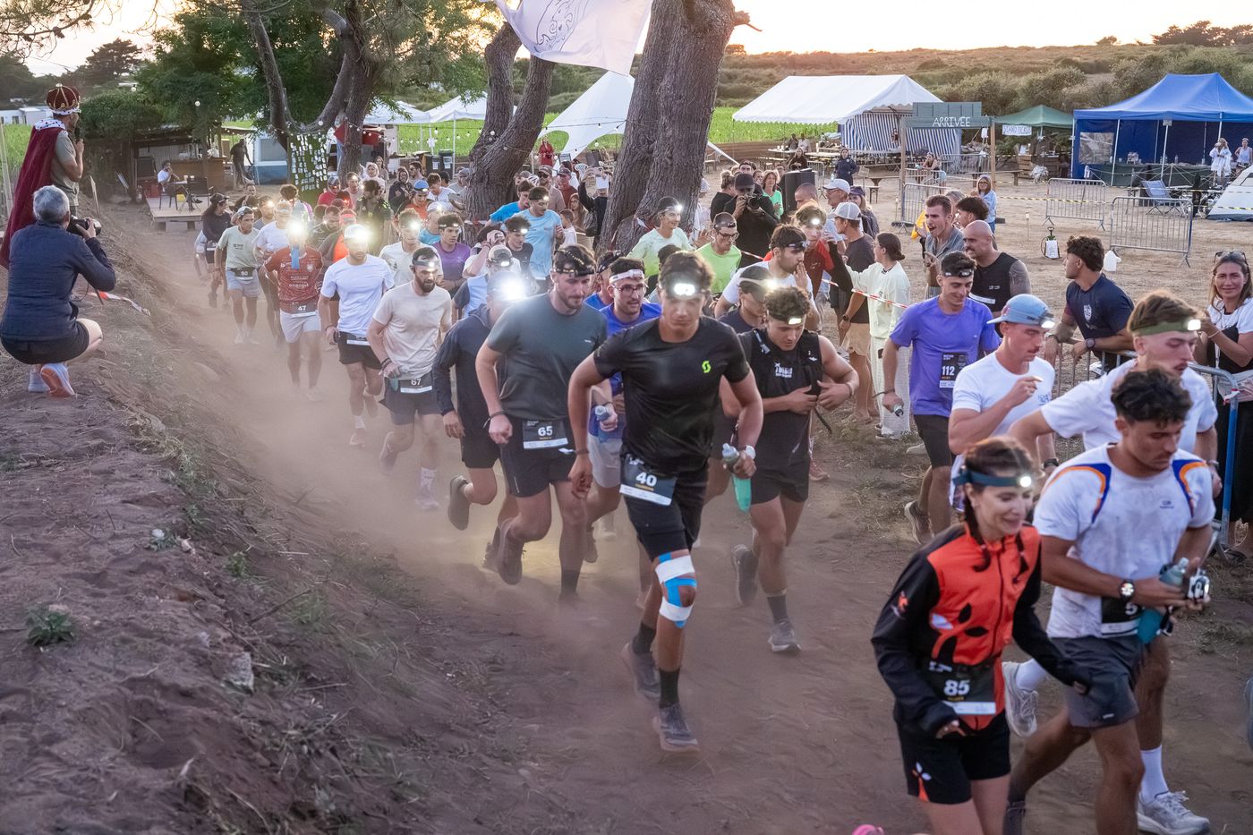 D&eacute;part de nuit du Backyard Ultra Saint-Jude