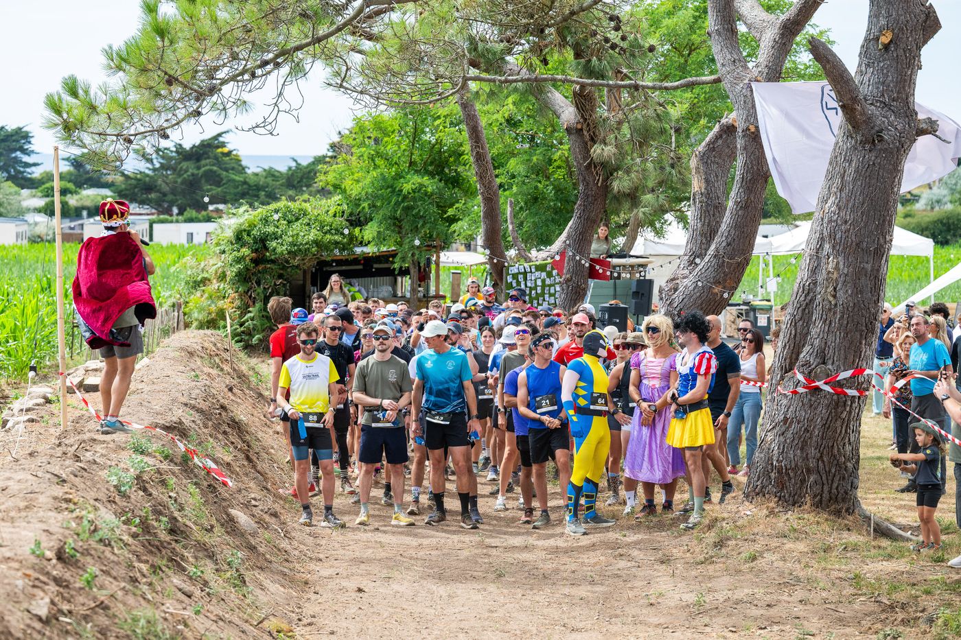 D&eacute;part de la course Backyard Ultra Saint-Jude